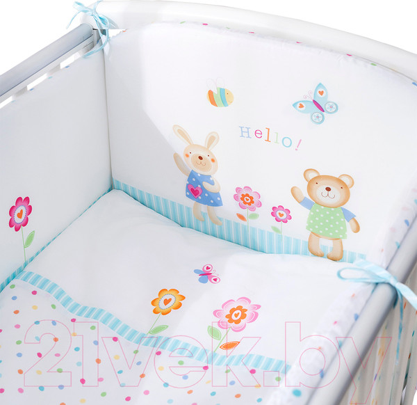 Изображение товара Комплект постельный для малышей Perina ГЛОРИЯ / Г4-02.0 (Hello)