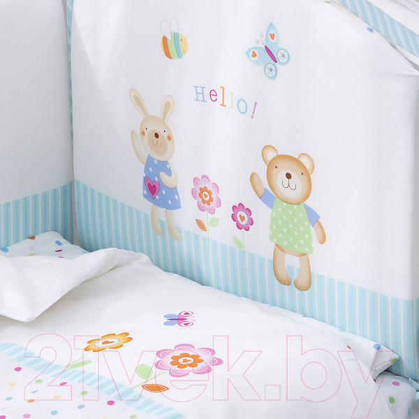 Изображение товара Комплект постельный для малышей Perina ГЛОРИЯ / Г4-02.0 (Hello)
