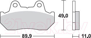 Изображение товара Тормозные колодки TRW MCB512