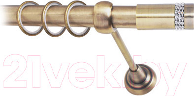 Изображение товара Карниз для штор Lm Decor Имидж 116 1р гладкий (антик, 4м)