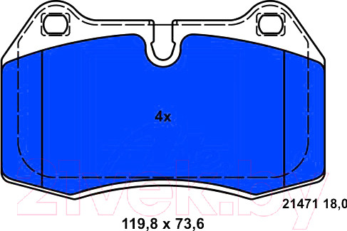 Изображение товара Тормозные колодки ATE 13046049652