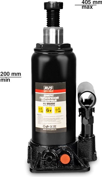 Изображение товара Бутылочный домкрат AVS HJ-B6000 / A78415S