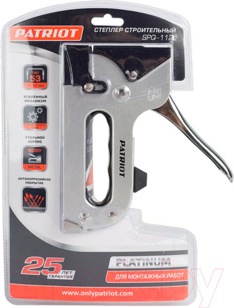 Изображение товара Механический степлер PATRIOT Platinum SPQ-112L