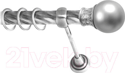 Изображение товара Карниз для штор Lm Decor Тифани 037 1р витой 25мм (сатин, 1.8м)