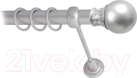 Изображение товара Карниз для штор Lm Decor Тифани 037 1р гладкий 25мм (сатин, 4м)