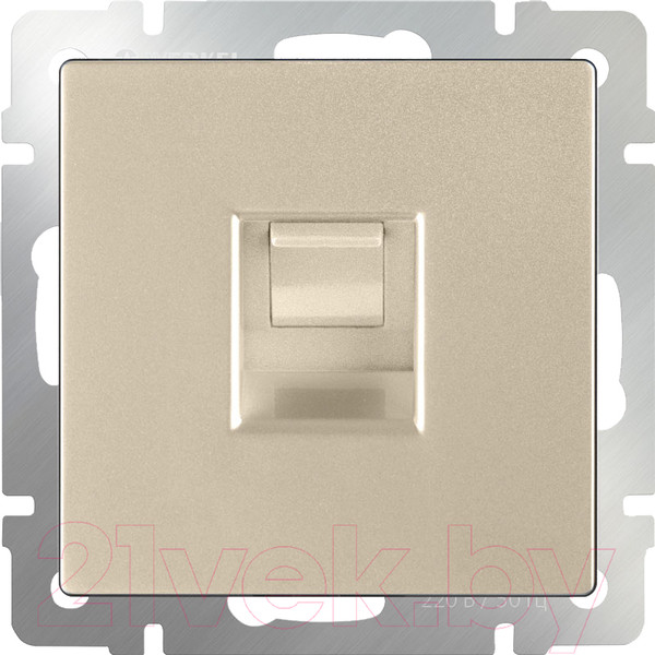 Изображение товара Розетка Werkel WL11-RJ-11 / a040909 (шампань)