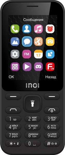Изображение товара Мобильный телефон Inoi 241 (черный)