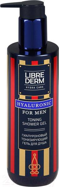 Изображение товара Гель для душа Librederm For Men гиалуроновый тонизирующий (250мл)