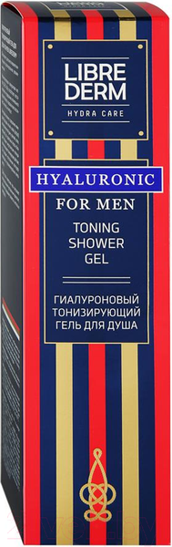 Изображение товара Гель для душа Librederm For Men гиалуроновый тонизирующий (250мл)