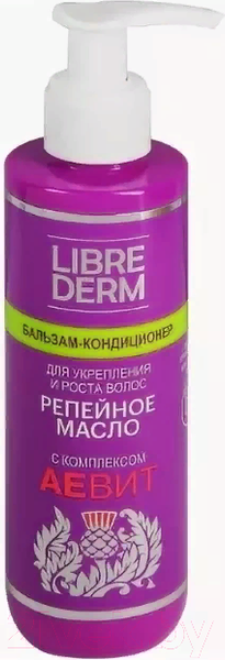 Изображение товара Бальзам для волос Librederm Аевит Репейное масло (200мл)