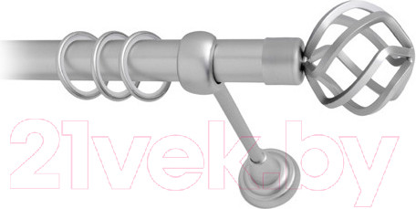 Изображение товара Карниз для штор Lm Decor Булава 097 1р гладкий 25мм (сатин, 2м)