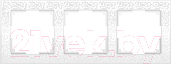 Изображение товара Рамка для выключателей и розеток Werkel WL05-Frame-03 / a028964 (белый)