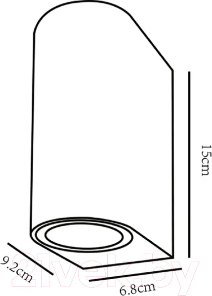 Изображение товара Бра уличное Arte Lamp Compass A3102AL-2BK