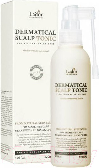 Изображение товара Тоник для волос La'dor Dermatical Scalp Tonic для кожи головы (120мл)