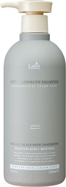 Изображение товара Шампунь для волос La'dor Anti-Dandruff Shampoo (530мл)