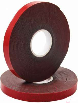Изображение товара Скотч двухсторонний Rexant 09-6009 (красный/серый)
