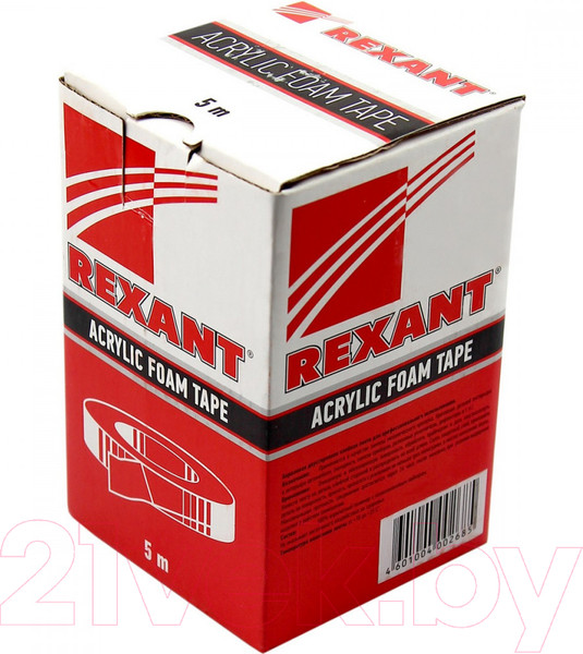 Изображение товара Скотч двухсторонний Rexant 09-6009 (красный/серый)