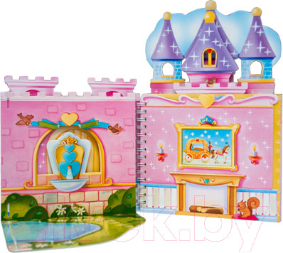 Изображение товара Развивающая книга Мозаика-Синтез Королевский дворец. Книжка-конструктор с наклейками