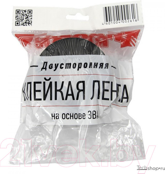 Изображение товара Скотч двухсторонний Rexant 09-6140 (зеленый/черный)