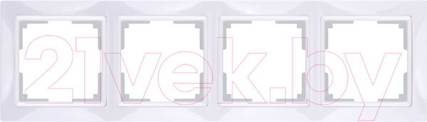 Изображение товара Рамка для выключателей и розеток Werkel Basic WL03-Frame-04 / a036628