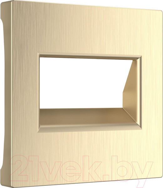 Изображение товара Лицевая панель Werkel WL10-RJ45+RJ45-CP / a041306 (шампань рифленый)