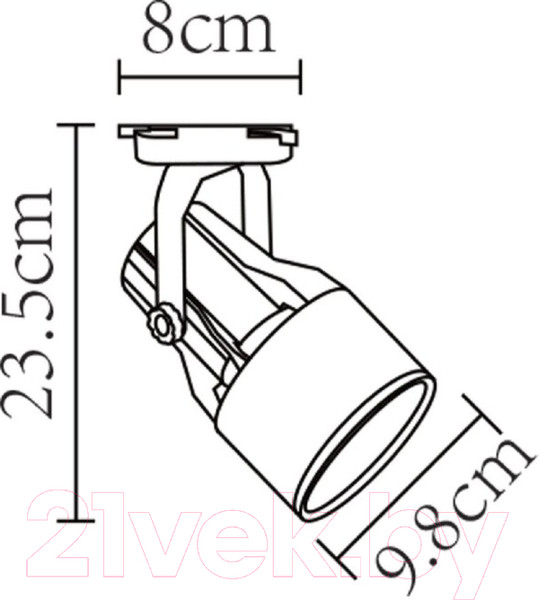 Изображение товара Трековый светильник Arte Lamp Lyra A6252PL-1BK