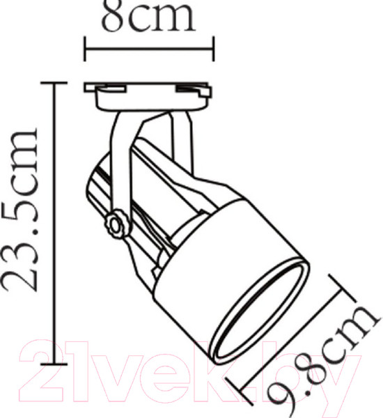 Изображение товара Трековый светильник Arte Lamp Lyra A6252PL-1WH