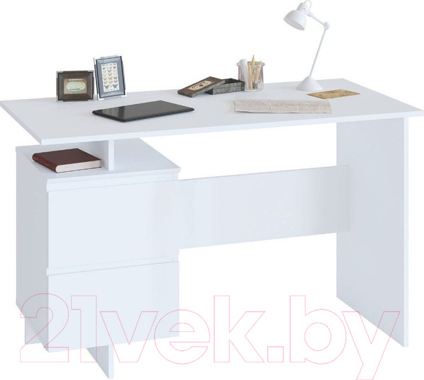 Изображение товара Письменный стол Сокол-Мебель СПМ-19 (белый)