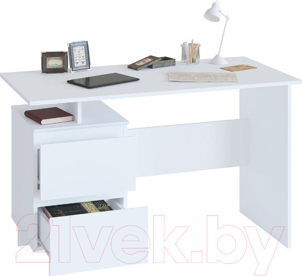 Изображение товара Письменный стол Сокол-Мебель СПМ-19 (белый)