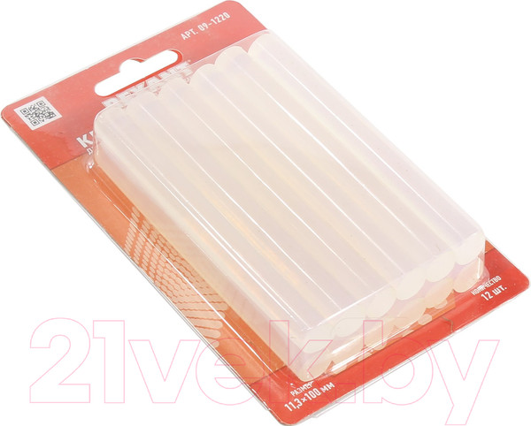 Изображение товара Клеевые стержни Rexant 09-1220 (12шт, прозрачный)