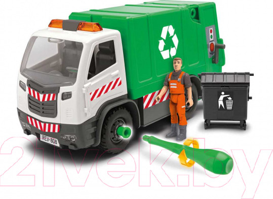 Изображение товара Мусоровоз игрушечный Revell Мусоровоз с фигуркой 1:20 / 00808