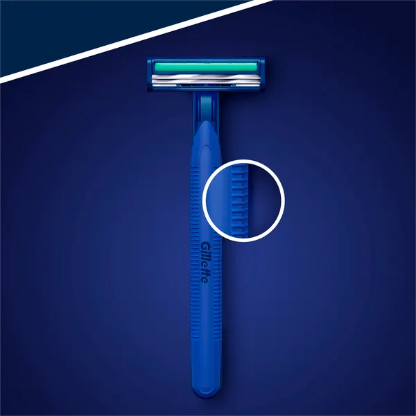 Изображение товара Набор бритвенных станков Gillette Blue II Plus одноразовые (10шт)