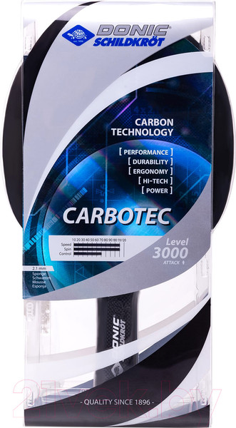 Изображение товара Ракетка для настольного тенниса Donic Schildkrot Carbotec 3000