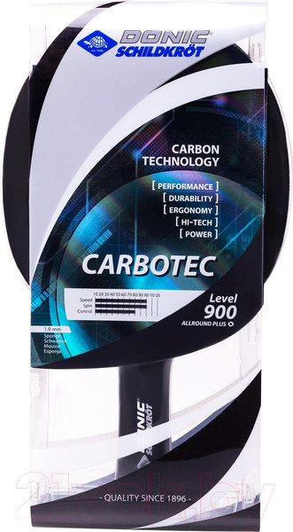 Изображение товара Ракетка для настольного тенниса Donic Schildkrot Carbotec 900