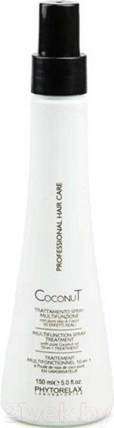 Изображение товара Спрей для волос Phytorelax С кокосовым маслом многофункциональный защитный 10 в 1 (150мл)