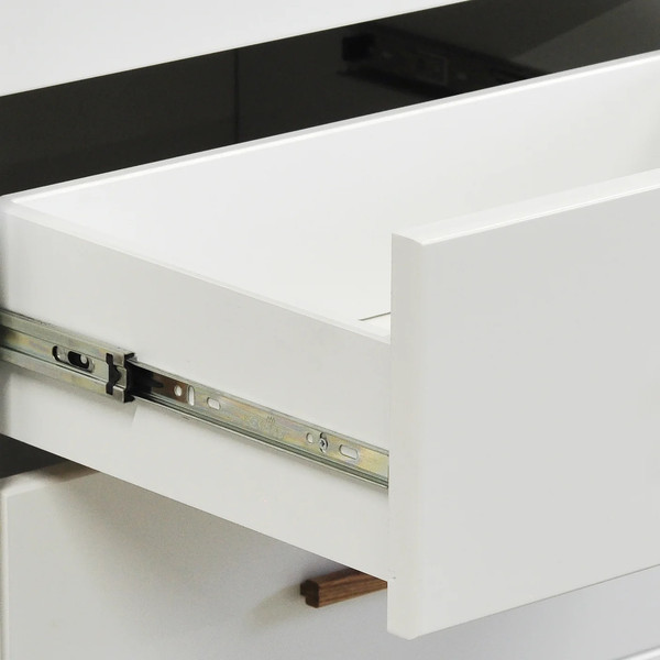 Изображение товара Шкаф-пенал с витриной Dipriz Мэдисон / Д.1151.1 (белый воск)