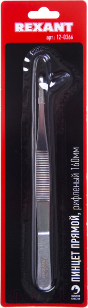Изображение товара Пинцет монтажный Rexant 12-0366