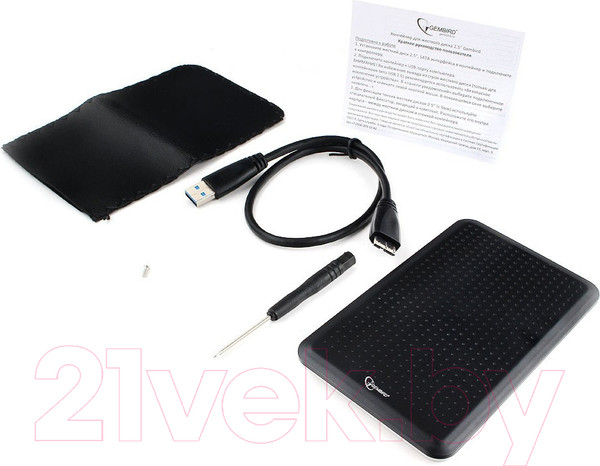 Изображение товара Бокс для жесткого диска Gembird EE2-U3S-60 (черный)