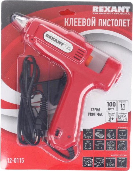 Изображение товара Клеевой пистолет Rexant 12-0115