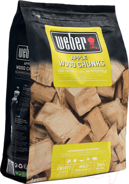 Изображение товара Дрова для копчения Weber Яблоко 17616