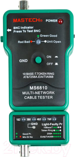 Изображение товара Кабельный тестер Mastech MS6810 (13-1222)
