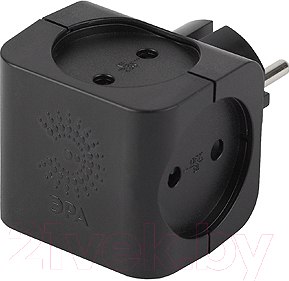 Изображение товара Электроразветвитель ЭРА SP-4-B / Б0008207 (черный)