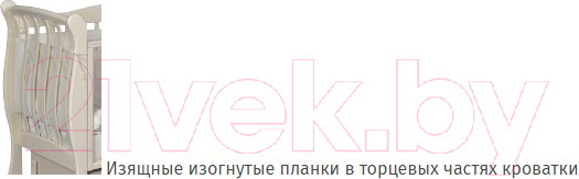 Изображение товара Детская кроватка Антел Luiza-3 (белый)