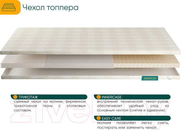 Изображение товара Наматрасник ортопедический Фабрика сна Топпер Т-9 200x200