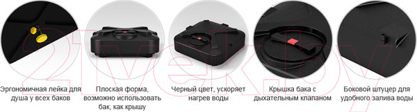 Изображение товара Бак для дачного душа Rostok Без подогрева (150л)