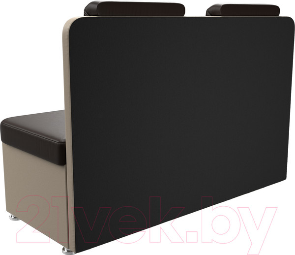 Изображение товара Скамья кухонная мягкая Лига Диванов Маккон 229 2-х местный / 101361 (экокожа коричневый/бежевый)