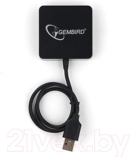 Изображение товара USB-хаб Gembird UHB-242 (4 порта, черный)