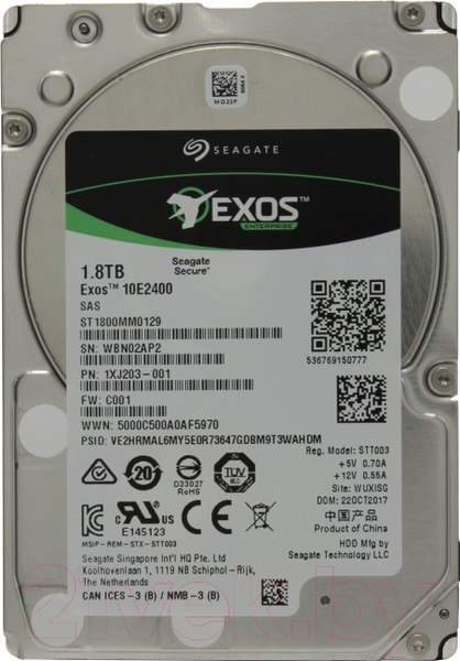 Изображение товара Гибридный жесткий диск Seagate Enterprise Performance 10K 1.8TB (ST1800MM0129)