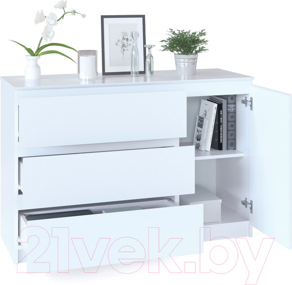 Изображение товара Тумба Сокол-Мебель Т-3Р (белый)