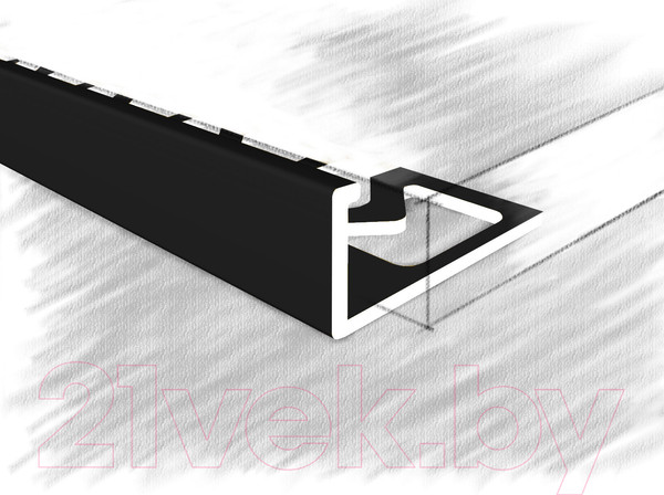 Изображение товара Профиль декоративный КТМ-2000 229-05 М 2.7м (черный)